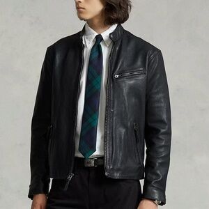 Ralph Lauren Leather Racer Jacket